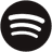 Spotify logo in black